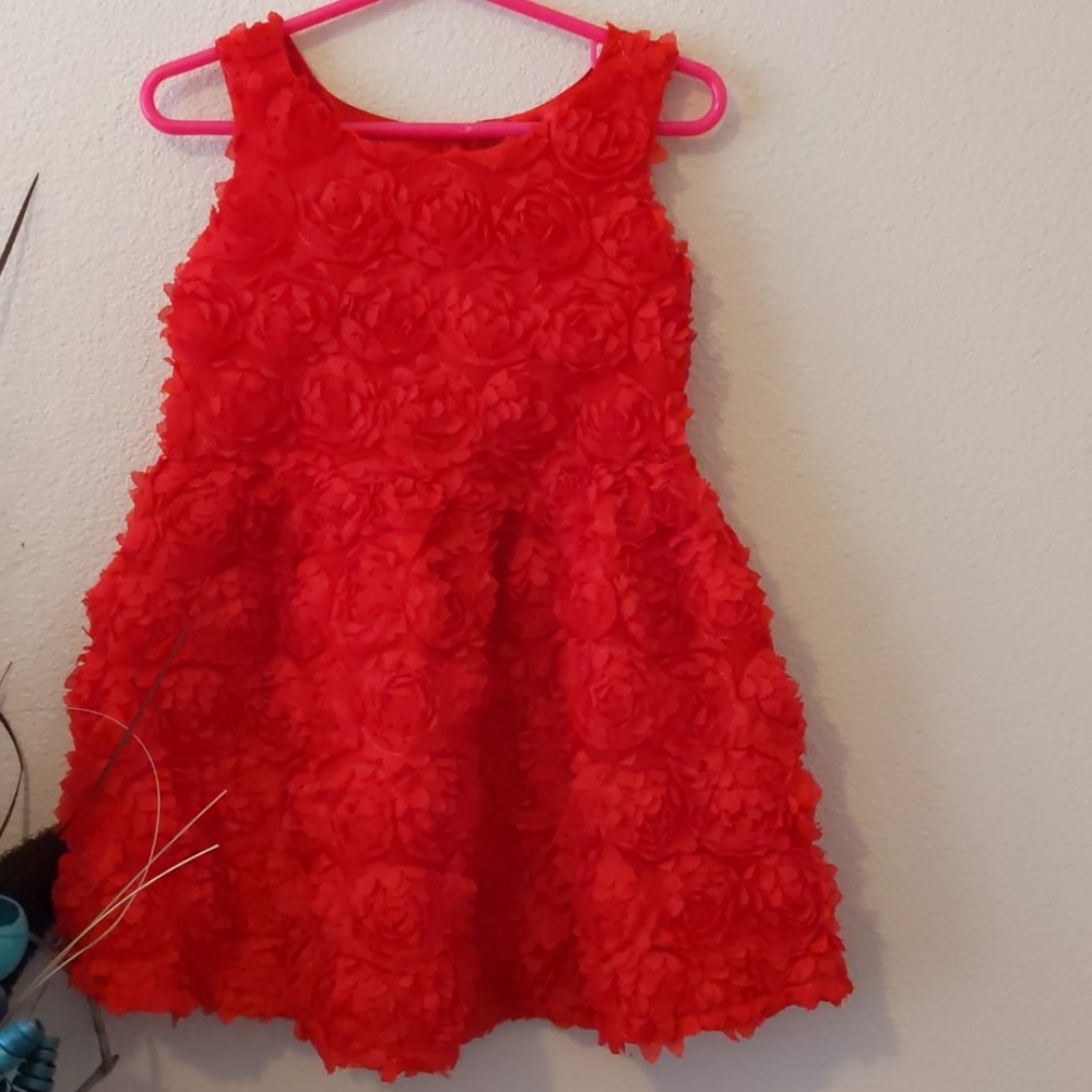 Little sweetie red party dress